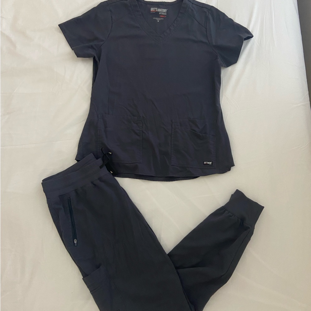 Dark Grey Greys Anatomy Scrub set